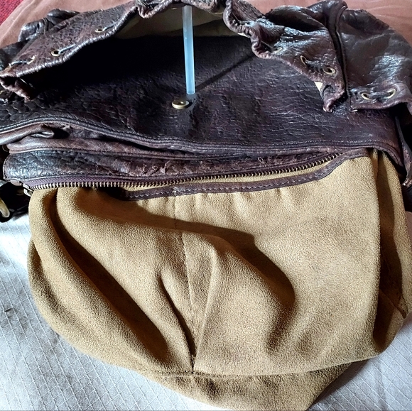 KOOBA BROWN LEATHER SHOULDER BAG - Picture 6 of 14